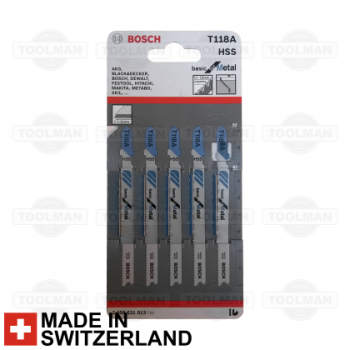thumbnail image 2 of REMI Tools T118A Jigsaw Blades - 5 Pack Metal Cutting For Bosch Hitachi Dewalt 2 of 3