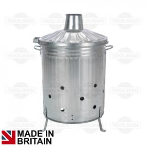Large Galvanised Steel Incinerator