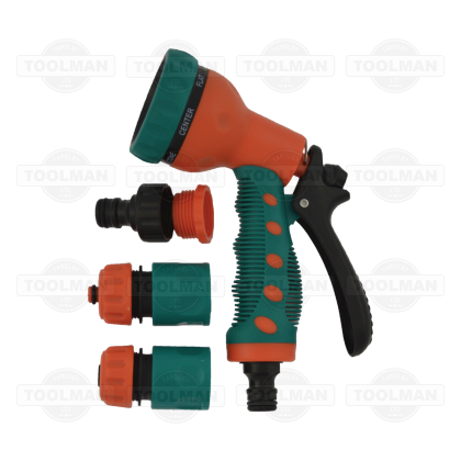 Green Jem Spray Gun with Fittings Set (7 Dial)