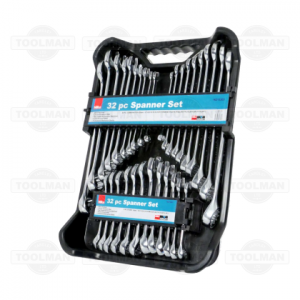 Hilka ProCraft 32 Pce Combination Spanner Set - AF & Metric