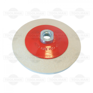 Silverline 115mm Bevelled Felt Buffing Wheel