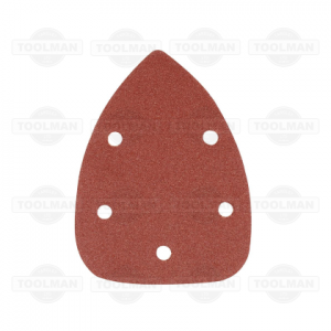 Silverline 10 Pack Punched Detail Sanding Sheets - 80 Grit
